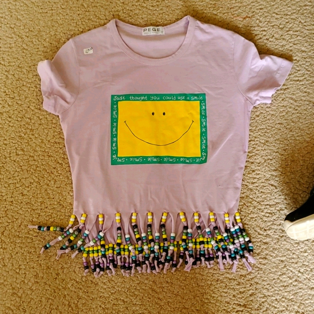 Beaded T-shirt